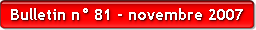 Bulletin n°81