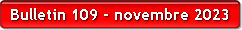 Bulletin n°109 - Novembre 2023
